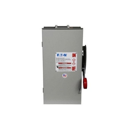 Eaton Safety Switch, Fusible, Single Phase, NEMA 3R, Steel DH261NRK